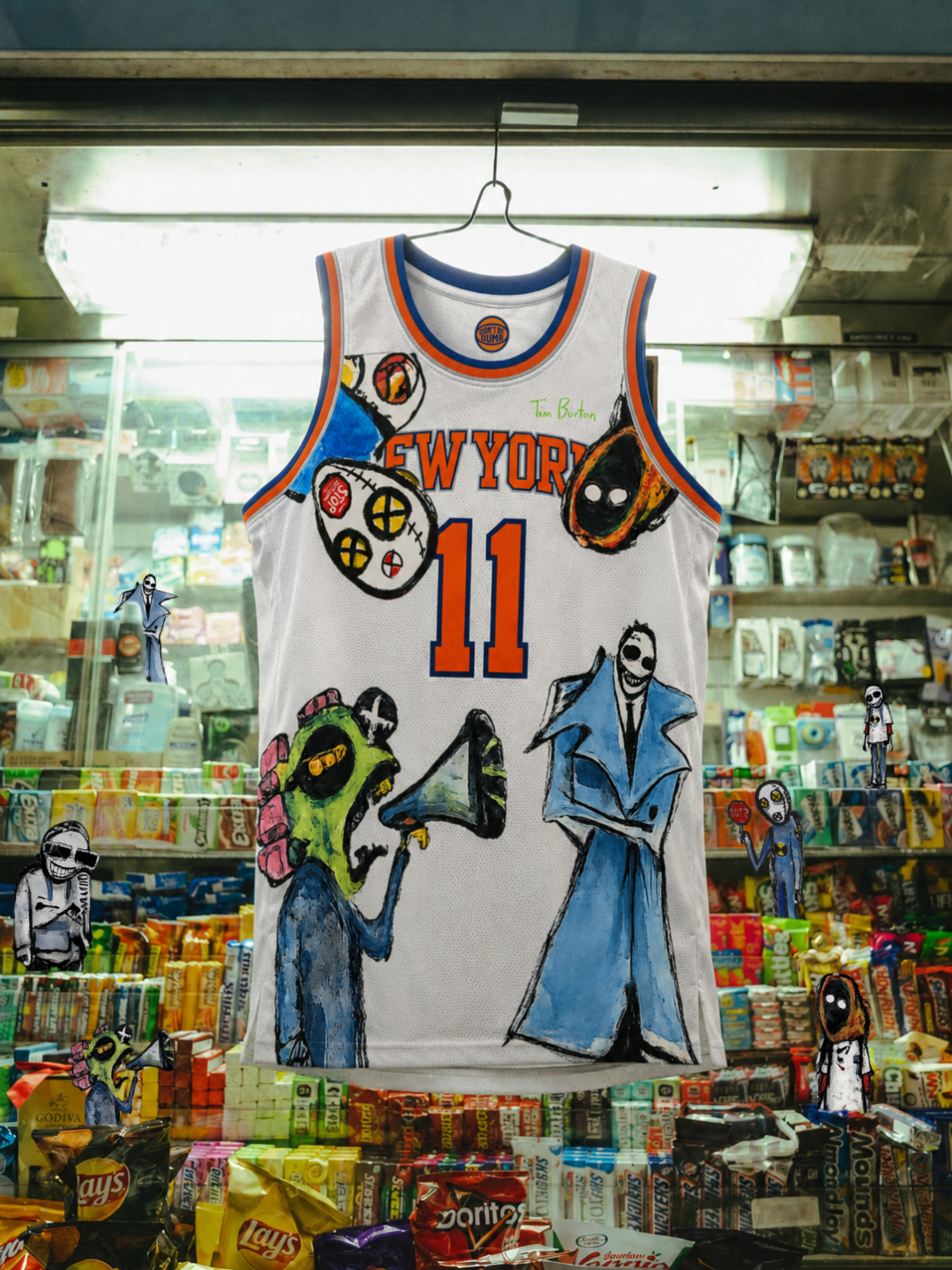 DON'T BE DUMB x New York Knicks Jersey Concept Campaign