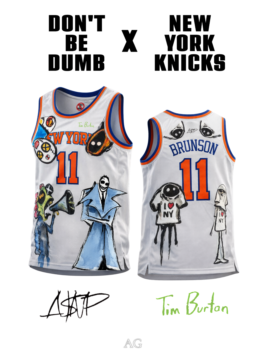 Don't Be Dumb x New York Knicks Jersey