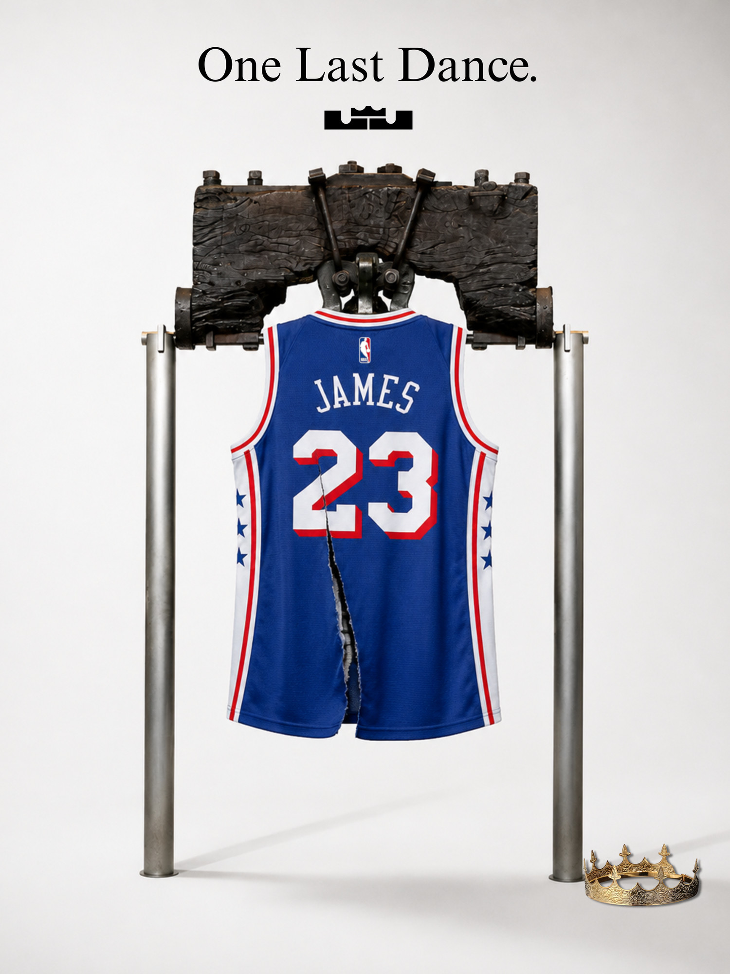 LeBron James 76ers Announcement Graphic