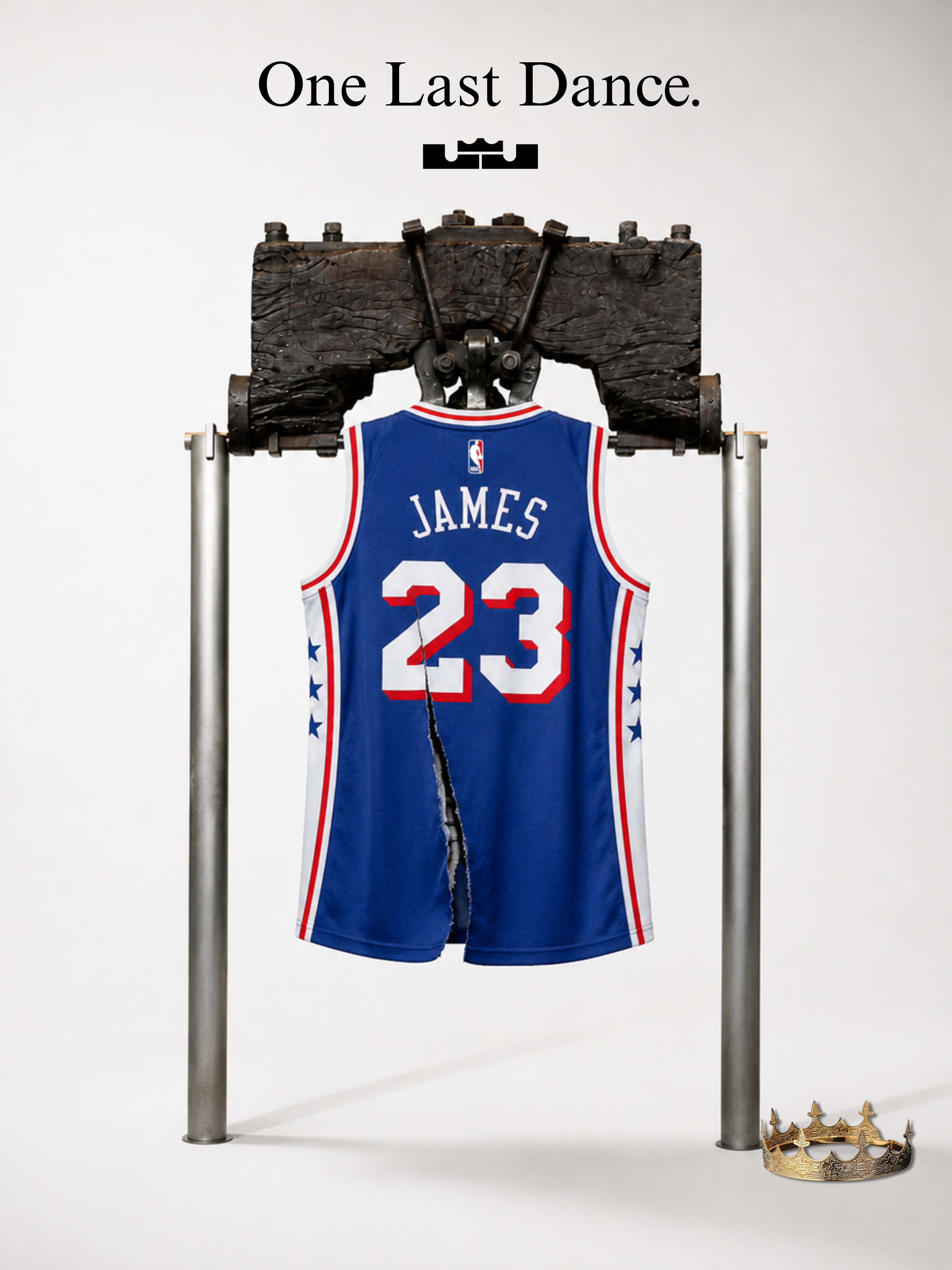 LeBron James 76ers Announcement Graphic