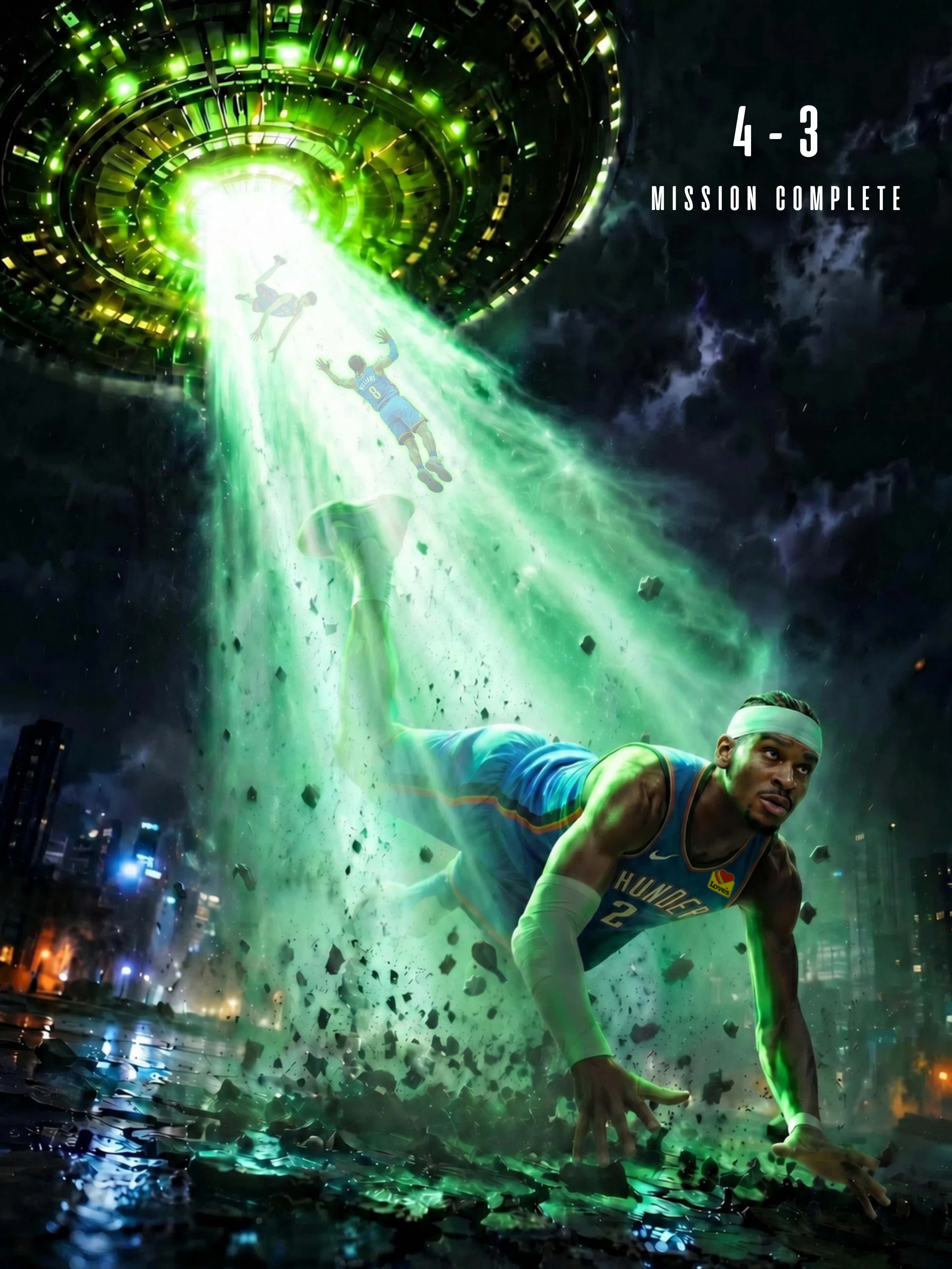Spurs Game 7 Win Graphic