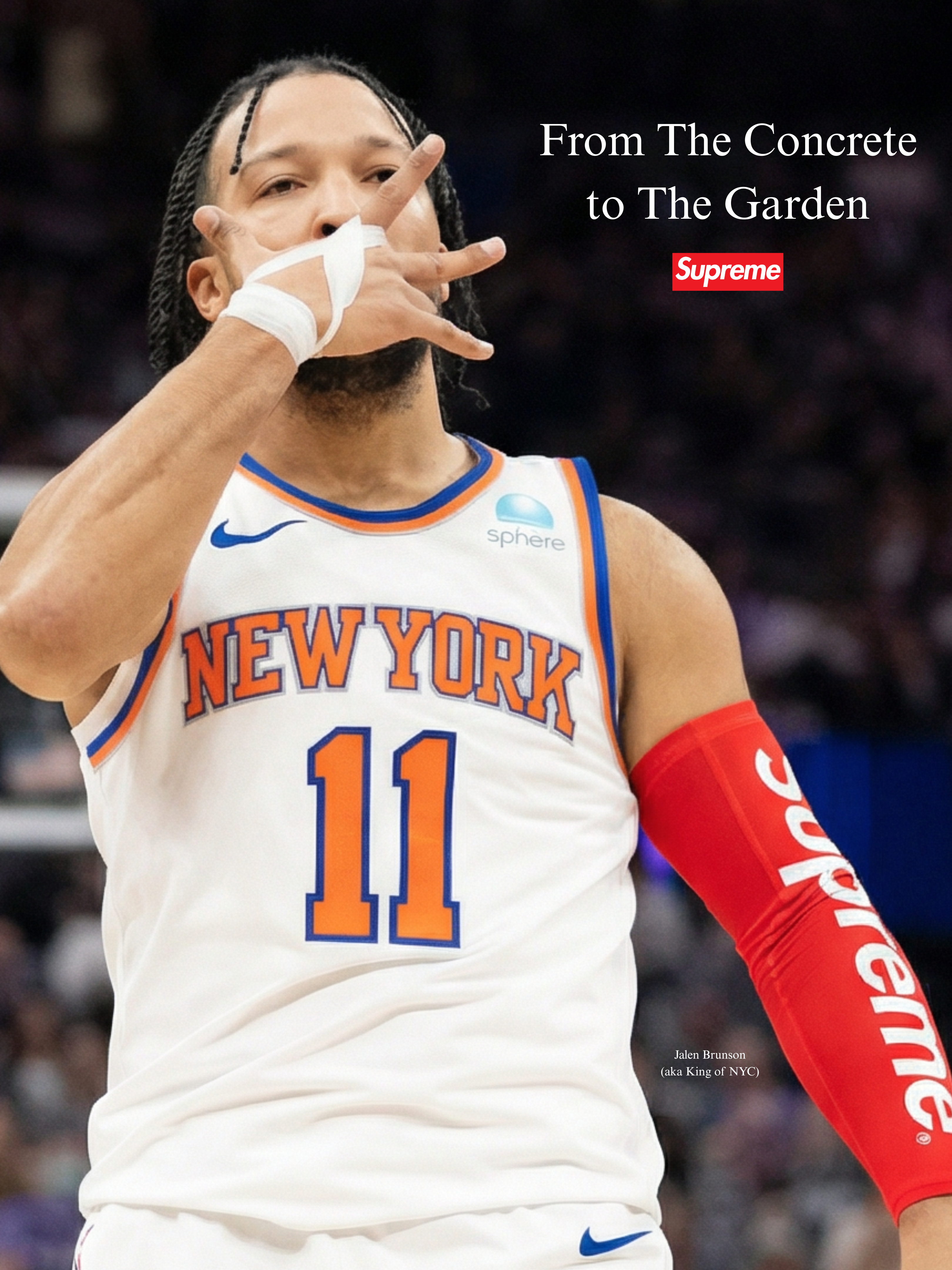 Supreme x New York Knicks Concept Collaboration