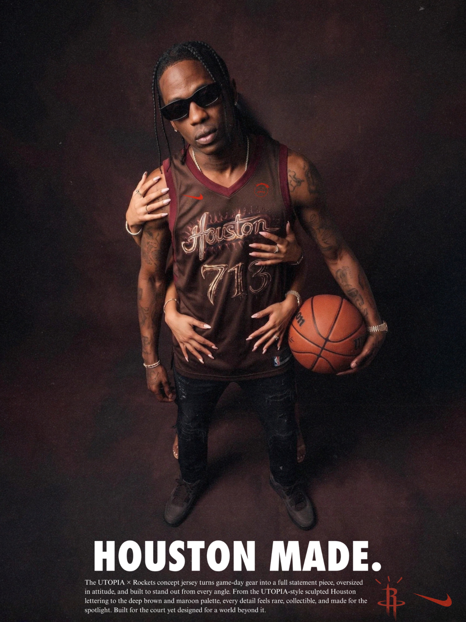 UTOPIA x Houston Rockets Jersey Concept Campaign
